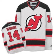 Reebok New Jersey Devils 14 Men's Adam Henrique White Premier Away NHL Jersey
