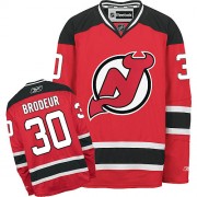 Reebok New Jersey Devils 30 Men's Martin Brodeur Red Authentic Home NHL Jersey