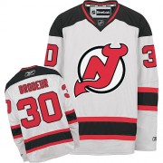 Reebok New Jersey Devils 30 Men's Martin Brodeur White Authentic Away NHL Jersey