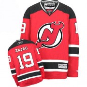 Reebok New Jersey Devils 19 Men's Travis Zajac Red Authentic Home NHL Jersey