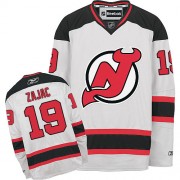 Reebok New Jersey Devils 19 Men's Travis Zajac White Authentic Away NHL Jersey