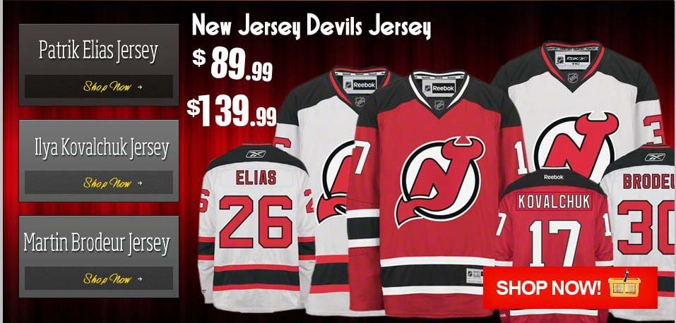 New Jersey Devils Jerseys - Devils 